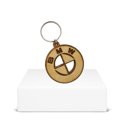 Wooden BMW Keyring
