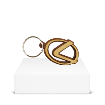 Wooden Lexus Keyring