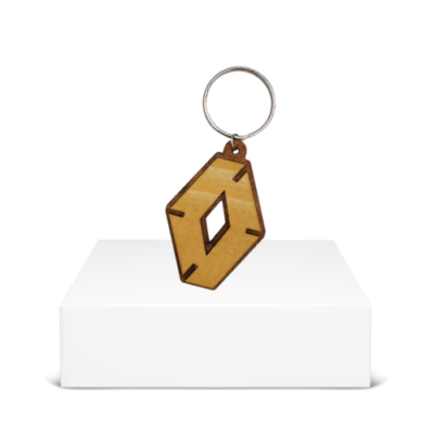 Wooden Renault Keyring