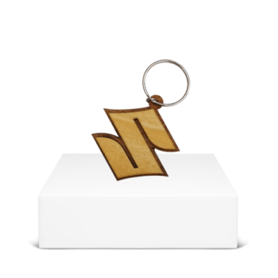 Wooden Suzuki Keyring
