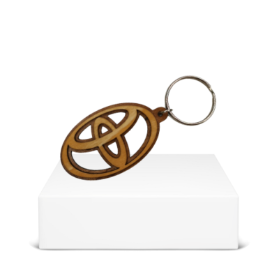 Wooden Toyota Keyring