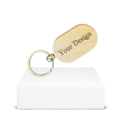 Personalised Wooden Keyring